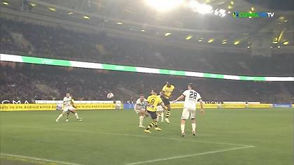 Πρώτη απειλή για την ΑΕΚ στα 55 δευτερόλεπτα