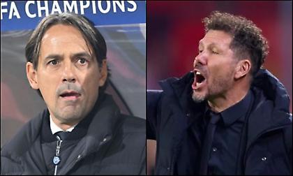 Οι ενδεκάδες του Ίντερ-Ατλέτικο Μαδρίτης: Με τριάδα στα στόπερ οι δύο προπονητές