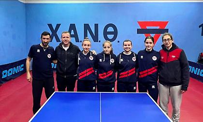 Τρεις νίκες η ΧΑΝΘ στα εξ αναβολής της Α1 πινγκ πονγκ  γυναικών, ελπίζει για τετράδα