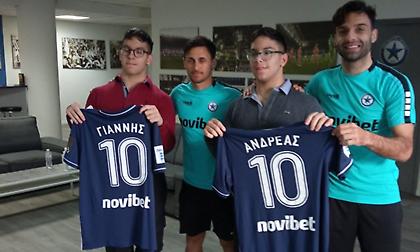 Μοίρασε χαμόγελα στον Ανδρέα και τον Γιάννη ο Ατρόμητος (pics)