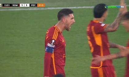 Σόκαρε το «Ολίμπικο» στο 5' η Φέγενορντ - Απάντησε με γκολάρα ο capitano δέκα λεπτά αργότερα!