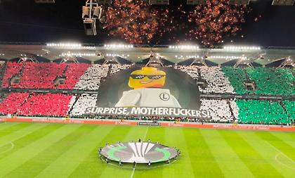 «Έκπληξη κ@@@ες»: Επικό coreo από τους οπαδούς της Λέγκια!