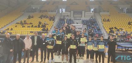 Η ΑΕΚ κράτησε τον πανελλήνιο τίτλο στους Νέους άνδρες, η ΧΑΝ Θεσσαλονίκης πρωταθλήτρια στο ομαδικό Νέων γυναικών