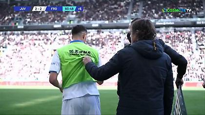 Παίκτης της Φροζινόνε έγινε αλλαγή για καθυστερήσεις και πήγε να μπει με φανελάκι προθέρμανσης