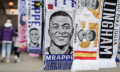 Ξεκίνησε η... φρενίτιδα Εμπαπέ στη Ρεάλ: Πωλούν ήδη κασκόλ με το πρόσωπο του Γάλλου στο «Μπερναμπέου»!