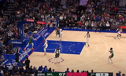 ΝΒΑ Top 10: Ο… quarterback Αντετοκούνμπο και ο ιπτάμενος Χολμς