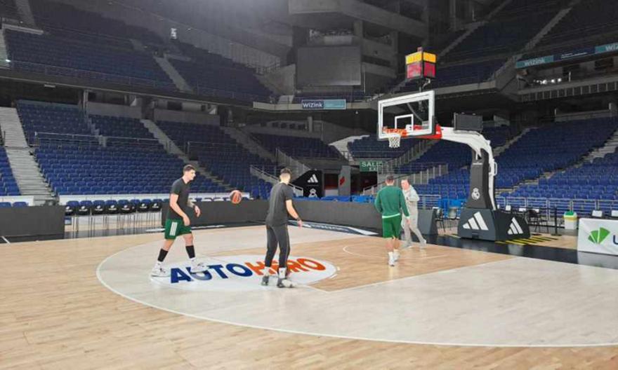 Παναθηναϊκός AKTOR: Τα πλάνα του sport-fm.gr από την προπόνηση στη Μαδρίτη