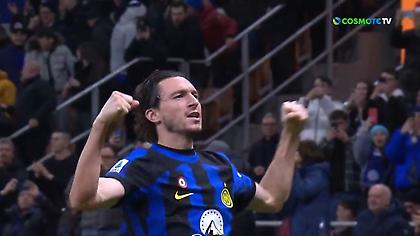 Πλώρη για ακόμα ένα τρίποντο έβαλε η Ίντερ: Προβάδισμα επί της Αταλάντα με σκόρερ τον Νταρμιάν!