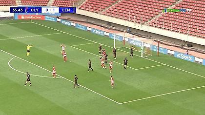 Κοντά στο 1-1 με ψαλιδάκι του Κωστούλα ο Ολυμπιακός