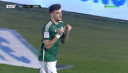 Το 2-0 με πέναλτι ο Ιωαννίδης μετά από χέρι του Σουλεϊμάνοφ