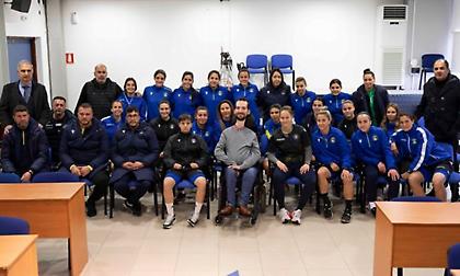 Ο Ευρωβουλευτής Στέλιος Κυμπουρόπουλος στις εγκαταστάσεις του Αστέρα Τρίπολης