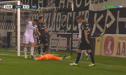 Συγκρούστηκε με τον Μπάουμαν ο Βαγιαννίδης - Συμπλήρωσε κάρτες ο Έλληνας μπακ