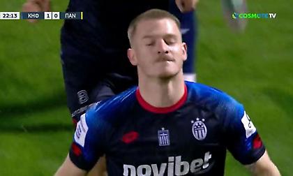 Μπροστά στο σκορ η Κηφισιά με πέναλτι του Οζέγκοβιτς κόντρα στον Παναιτωλικό