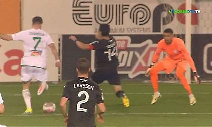 Τεράστια ευκαιρία για τον Παναθηναϊκό, δοκάρι του Ιωαννίδη σε τετ-α-τετ