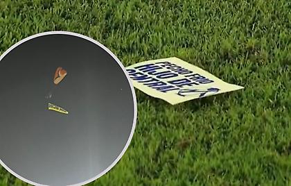 Αλεξιπτωτιστής οπαδός της Ροσάριο πέταξε χαρτάκια στο γήπεδο πικάροντας τους οπαδούς της Νιούελς