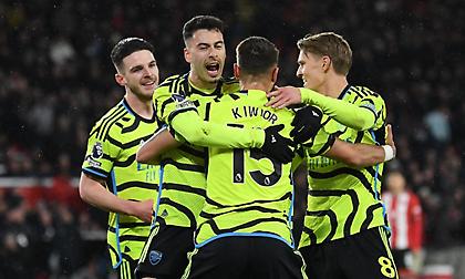 Πετά φλόγες η Άρσεναλ: Δύο νέα ρεκόρ επίθεσης