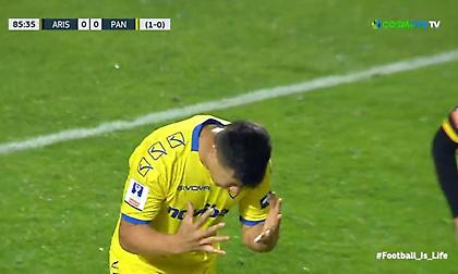 Η τεράστια ευκαιρία του Παναιτωλικού στο 86' με τη κεφαλιά του Ντουάρτε!