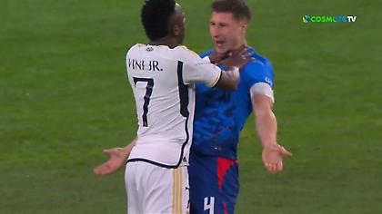 Χαρίστηκε κόκκινη κάρτα στον Βινίσιους μετά από σπρώξιμο στον... λαιμό αντιπάλου!