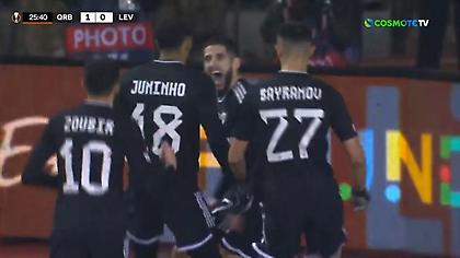 Απίθανη Καραμπάγκ, πήρε προβάδισμα δύο τερμάτων κόντρα στη Λεβερκούζεν πριν το ημίχρονο!