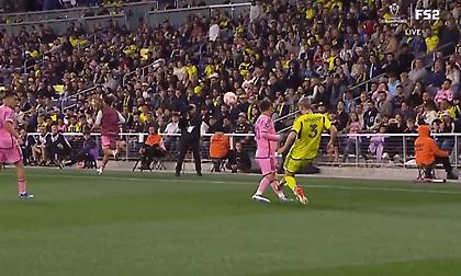 Εγκληματικό μαρκάρισμα στον Μέσι, παραλίγο να του σπάσει το πόδι!