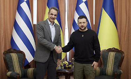«Ευχαριστώ» Ζελένσκι στον Μητσοτάκη για την «υποστήριξη και τη γενναία επίσκεψη στην Οδησσό»