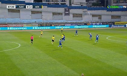 Απίθανη ρουκέτα του Γκαρσία από τα 25 μέτρα και 3-0 η ΑΕΚ!