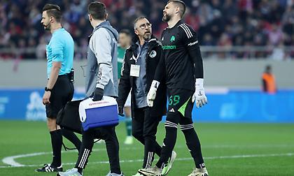 Αναγκαστική αλλαγή τερματοφύλακα στο 6' για Παναθηναϊκό: Τραυματίστηκε ο Ντραγκόφσκι, στη θέση του ο Λοντίγκιν!