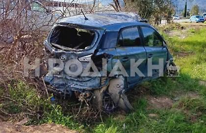 Τροχαίο δυστύχημα στη Ρόδο: Ι.Χ. συγκρούστηκε με γάιδαρο - Νεκρή 24χρονη συνοδηγός