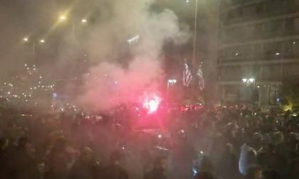 «Πρωτάθλημα και Κύπελλο Παναθηναϊκέ»: Αποθέωση των θριαμβευτών του Φαλήρου από 1000 οπαδούς στον Πύργο Αθηνών!