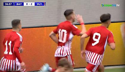 Γκολ-έπος του Παπακανέλλου: Άδειασε δύο αντιπάλους και εκτέλεσε από το… άουτ για το 2-0 του Ολυμπιακού!