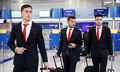 «Πέταξε» για Σερβία η αποστολή του Ολυμπιακού