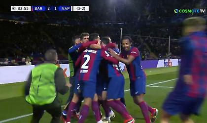 Το τρίτο, μαγικό γκολ της Μπαρτσελόνα που «κλείδωσε» τη νίκη επί της Νάπολι!