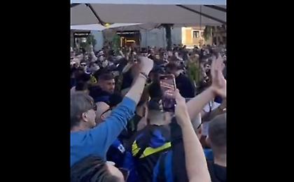 «Πλημμύρισε» από οπαδούς της Ίντερ το κέντρο της Μαδρίτης