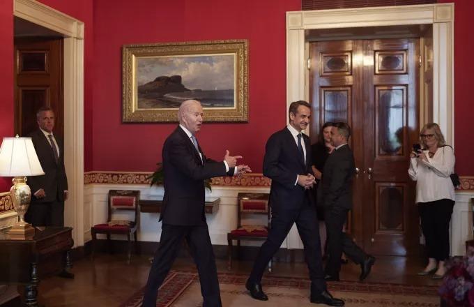 Στον Λευκό Οίκο στις 4 Απριλίου ο Κυριάκος Μητσοτάκης - Συνάντηση με Τζο Μπάιντεν