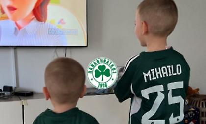 Με φανέλα του Παναθηναϊκού οι γιοι του Μλαντένοβιτς