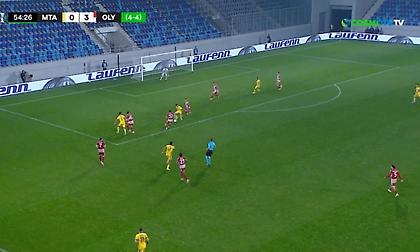 Με πέναλτι η Μακάμπι μείωσε σε 3-1 στο ματς με τον Ολυμπιακό