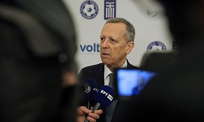 Τα είπε με τους αρχηγούς της Εθνικής ο Μπαλτάκος