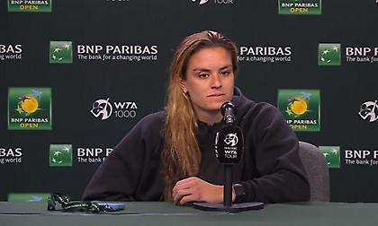 Σάκκαρη: «Πριν από ένα μήνα δεν μπορούσα να περάσω την μπάλα πάνω από το φιλέ»