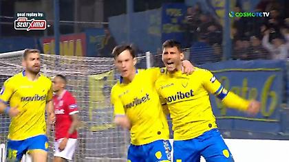 Καταιγιστικός Παναιτωλικός, δύο γκολ μέσα σε ένα δεκάλεπτο ενάντια στον Πανσερραϊκό!