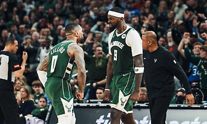 Νο Giannis... party: Βότσαλα στον ωκεανό για τους Μπακς με 18/27 τρίποντα και 82 πόντους στο ημίχρονο!