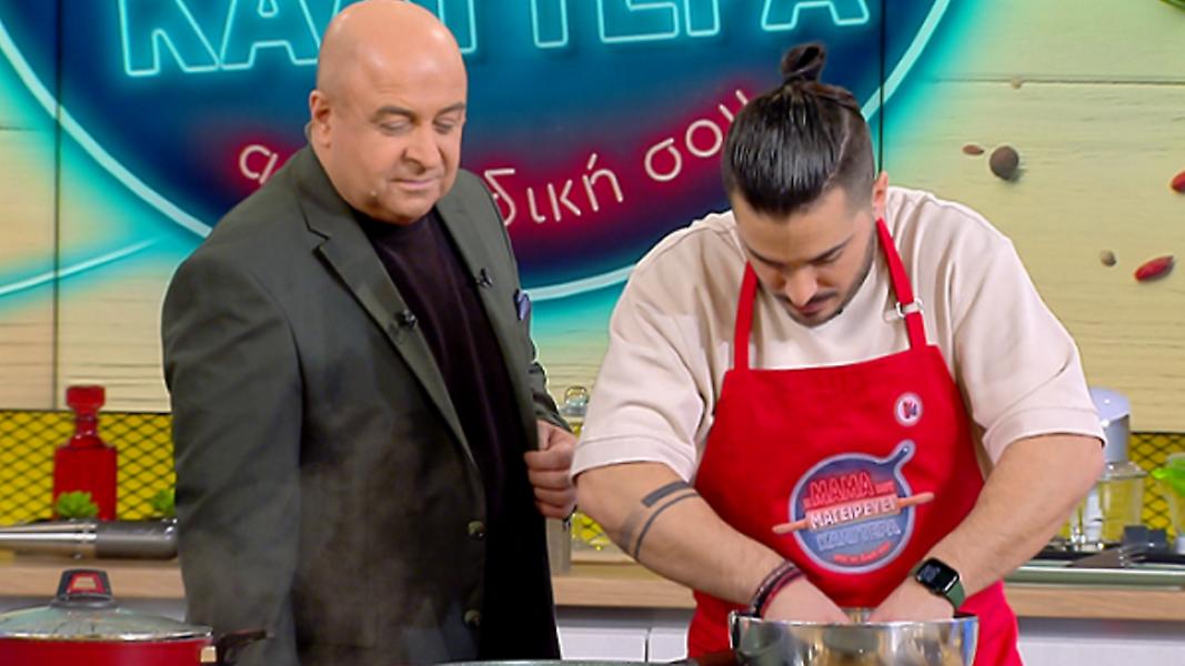 «Η μαμά μου μαγειρεύει καλύτερα από τη δική σου»: Ο Survivor Τάκης αντιμετωπίζει μαγειρικά τον DJ Κώστα