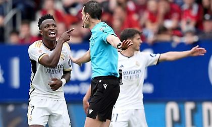 Αρνείται την ρατσιστική επίθεση οπαδών της στον Βινίσιους η Οσασούνα