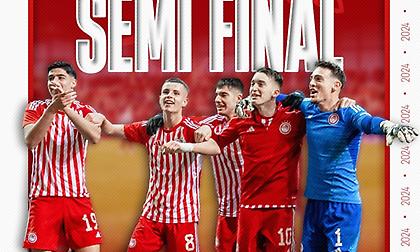 Η ώρα του ημιτελικού Ολυμπιακός-Ναντ για το Final-4 του Youth League