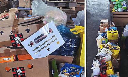 Σπουδαία κίνηση από τους οργανωμένους της Μίλαν: Συγκέντρωσαν είδη πρώτης ανάγκης και τα στέλνουν στην Παλαιστίνη