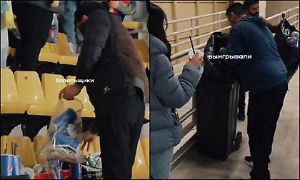 Respect: Οι Καζάκοι μάζεψαν τα σκουπίδια στην OPAP Arena!