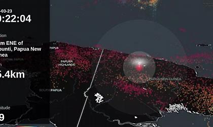 Μεγάλος σεισμός 6,9 Ρίχτερ στην Παπούα Νέα Γουινέα