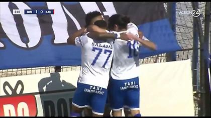 Φουριόζος ο Ιωνικός, 2-0 τα Χανιά σε 11 λεπτά