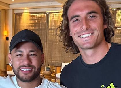 Συνάντησε και Νεϊμάρ ο Τσιτσιπάς