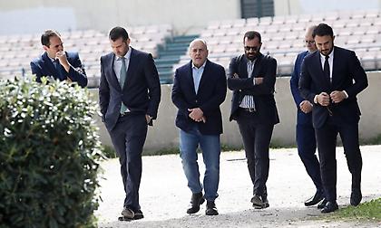 Στα γραφεία της ΕΠΟ Αλαφούζος και Καρυπίδης - «Είναι αδιανόητο αυτό που συμβαίνει»