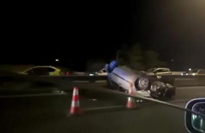 Σοβαρό τροχαίο στον Κηφισό: Αυτοκίνητο ντεραπάρισε ανάμεσα στο ρεύμα ανόδου και καθόδου